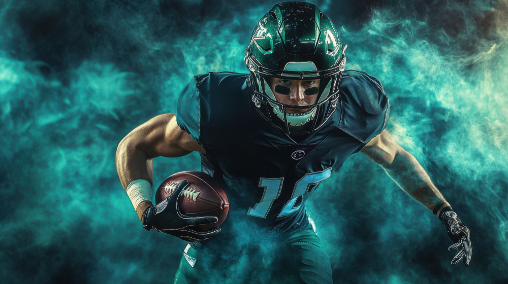 Football players background